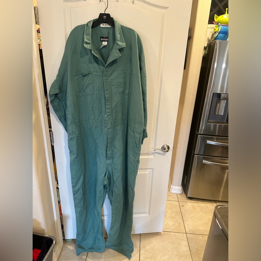 BULWARK men’s protective apparel flame resistant Overalls 3XL RG Green